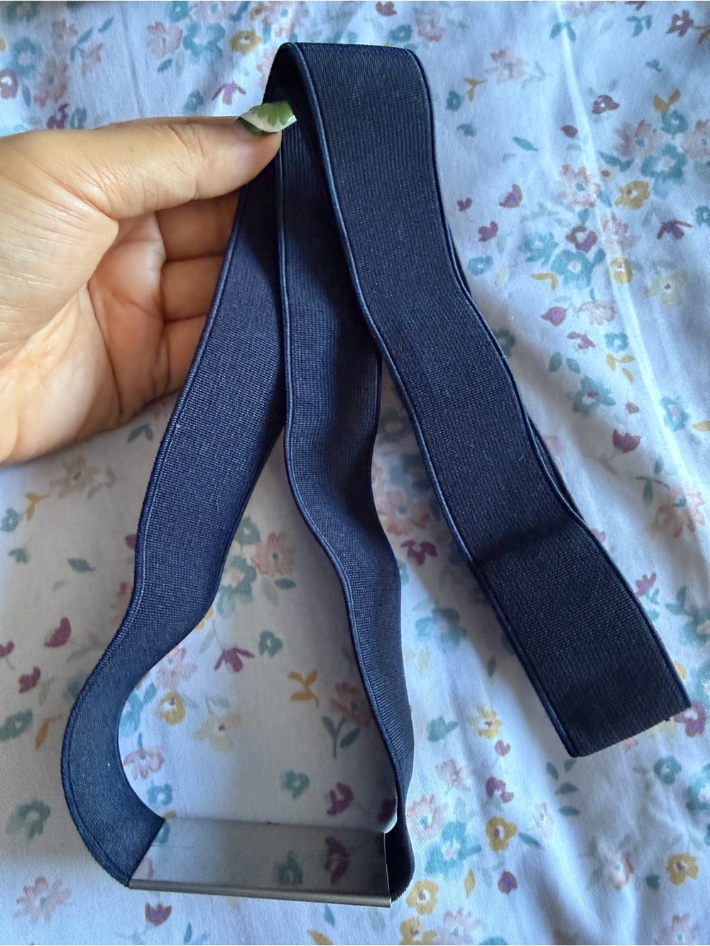 Prada Black Grosgrain Bow Barrette with Silver Plaque - Picture 4 of 7